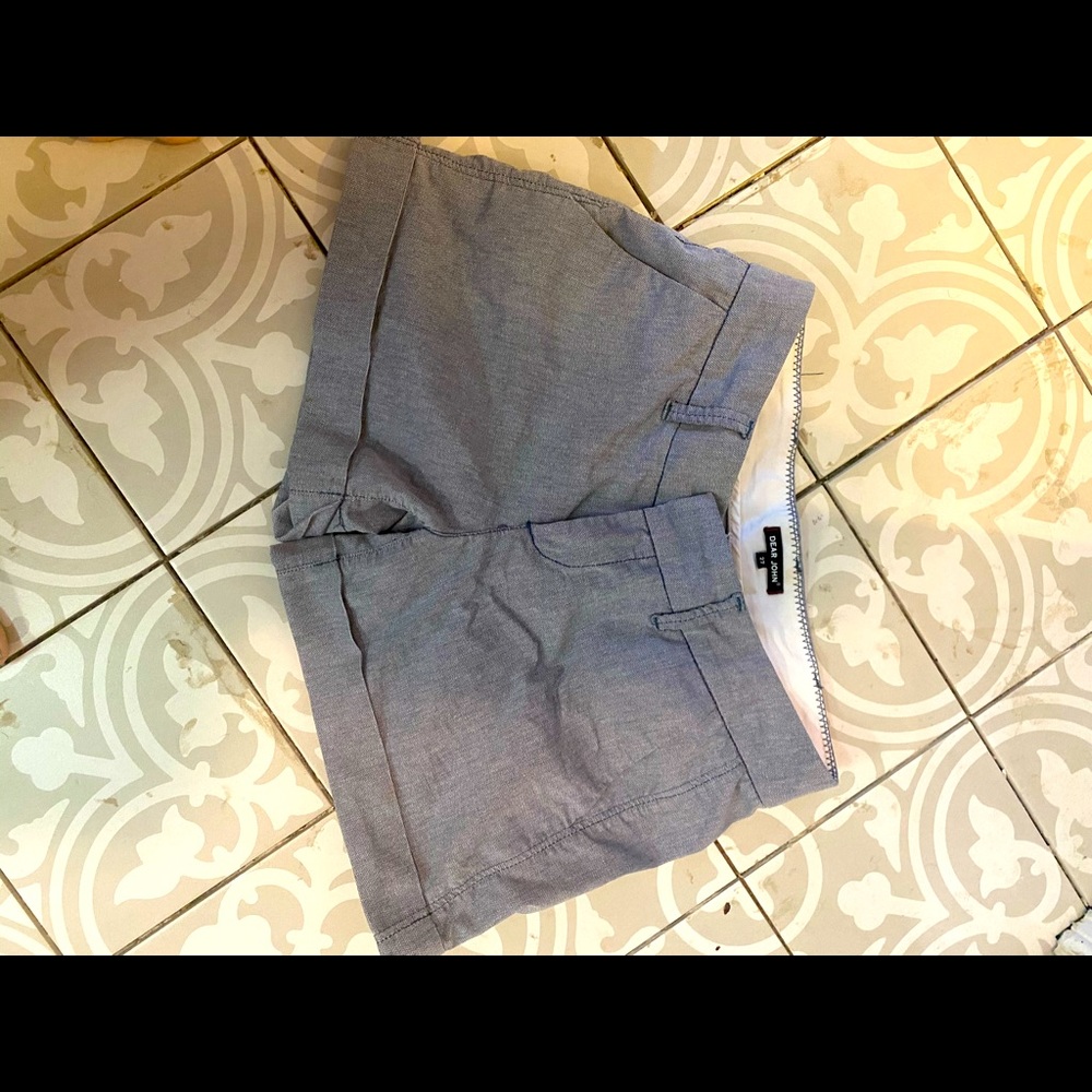 Dear John Hampton shorts size 27 black/white tweed